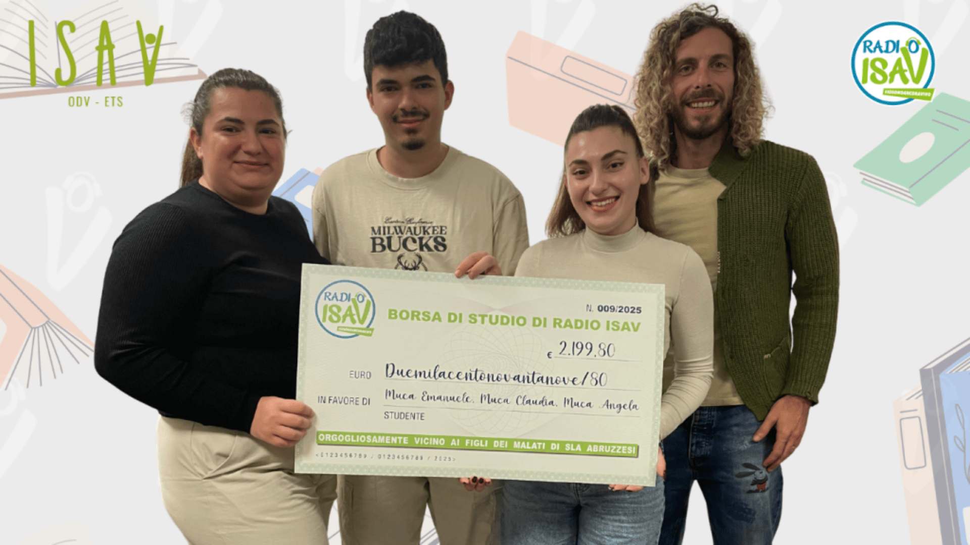 Una borsa di studio per i fratelli Muca: tre giovani uniti dal coraggio