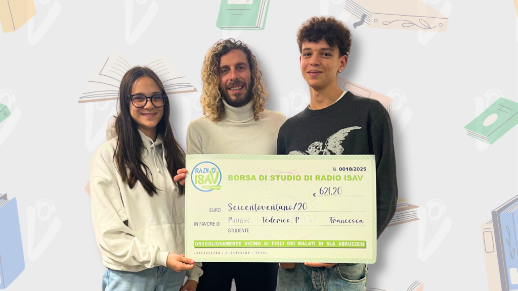 Radio ISAV sostiene Federico e Francesca con una borsa di studio da 621,20 euro