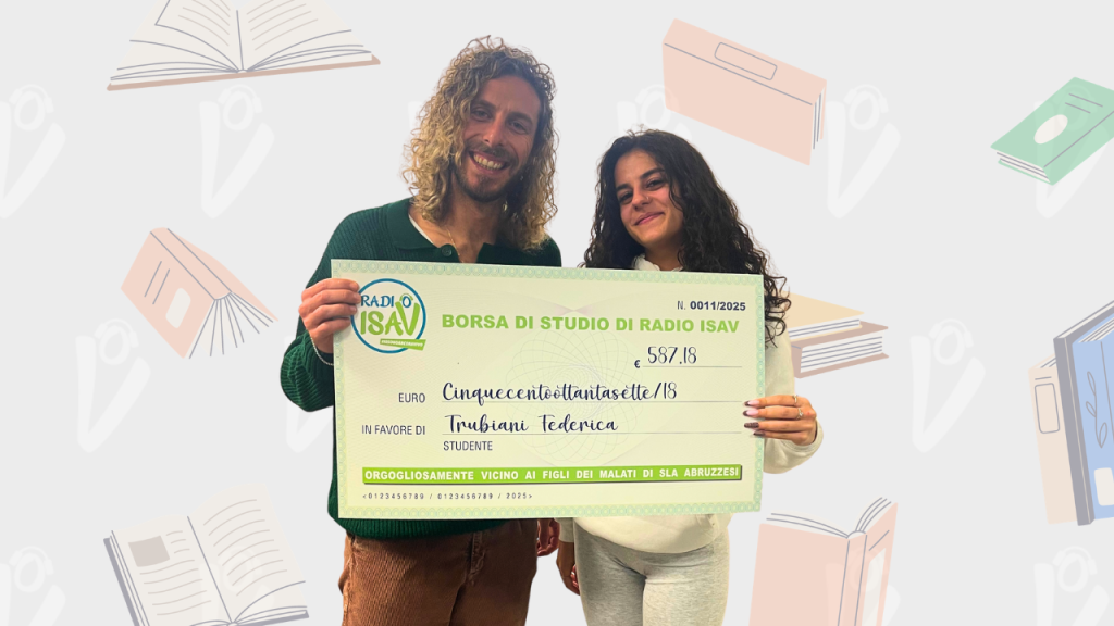 Radio ISAV sostiene Federica Trubiani con una borsa di studio da 587,18 euro