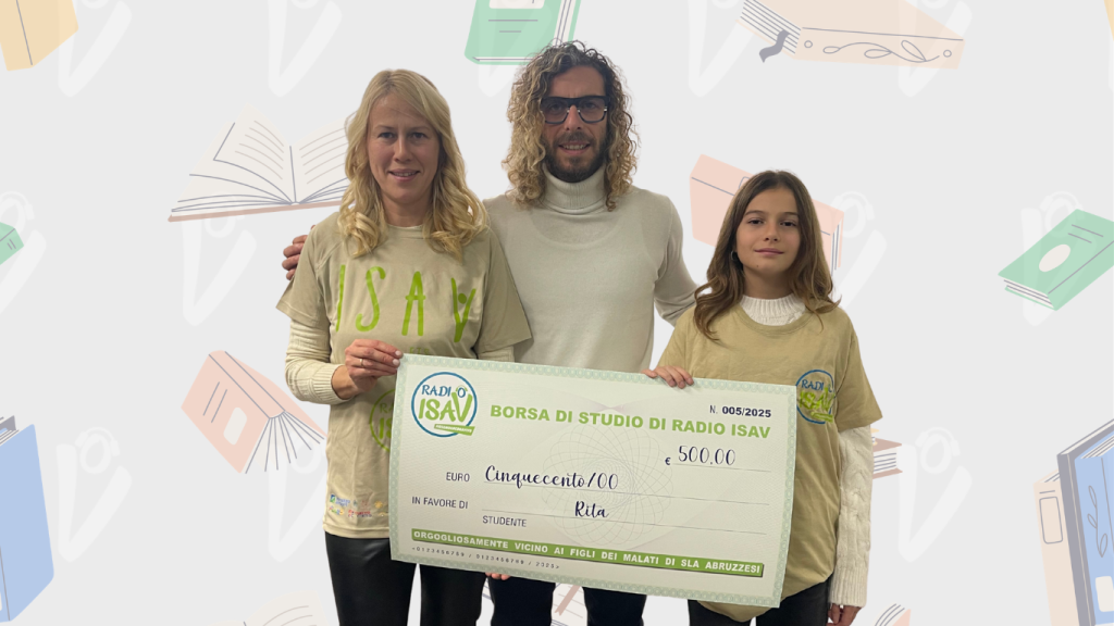 Radio ISAV sostiene Rita con una borsa di studio da 500 euro
